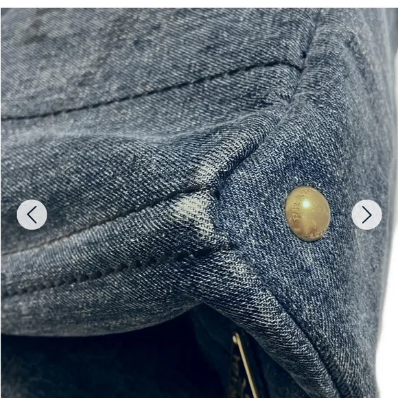 Prada Blue Denim Tote with Subtle Stitching UPGRADE FROM LIVE SHOW - Picture 4 of 7